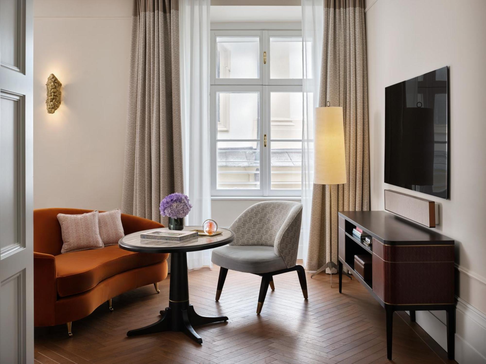 Hotel Rosewood Vídeň Exteriér fotografie A suite at the hotel
